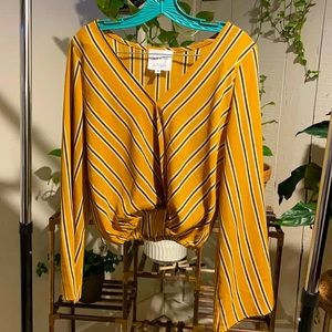 Yellow & Black Sadie&Sage Blouse